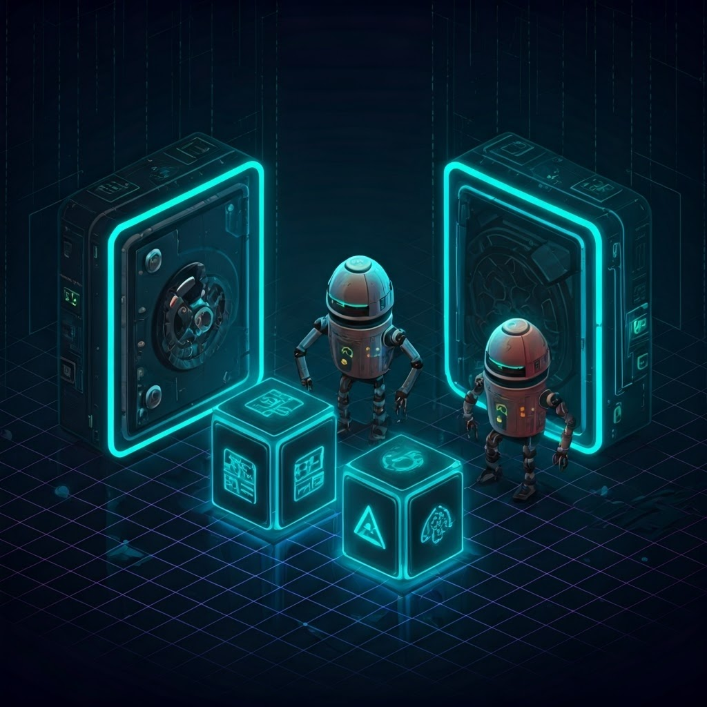 Robotic guardians distributing IPFS, Filecoin, and Arweave data blocks