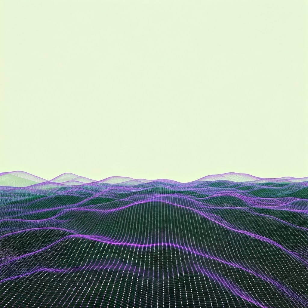 Abstract watercolor map of colored dots and lines clustering by meaning, representing embeddings