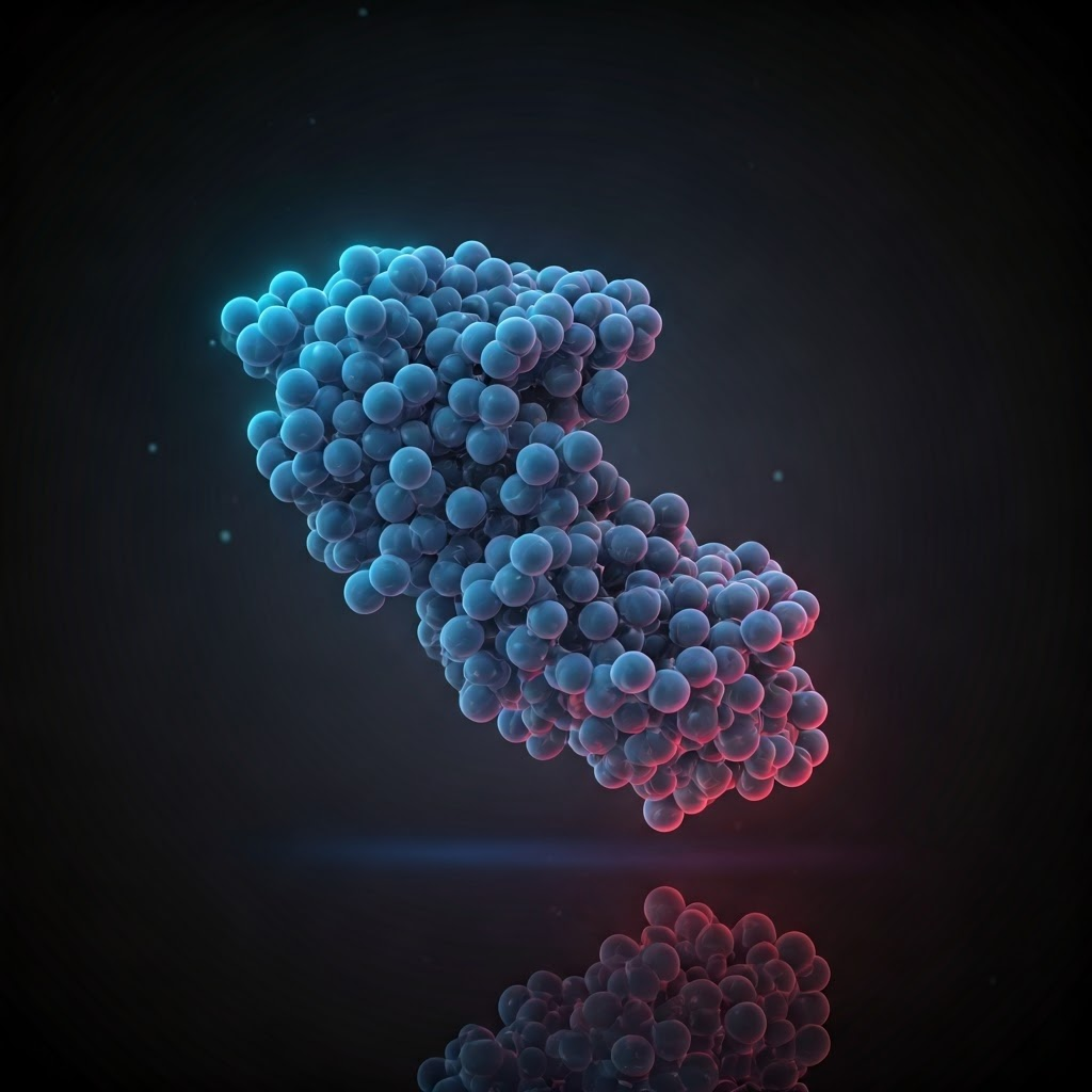 Warfarin molecule glowing as it interacts with liver enzymes, showing dose sensitivity