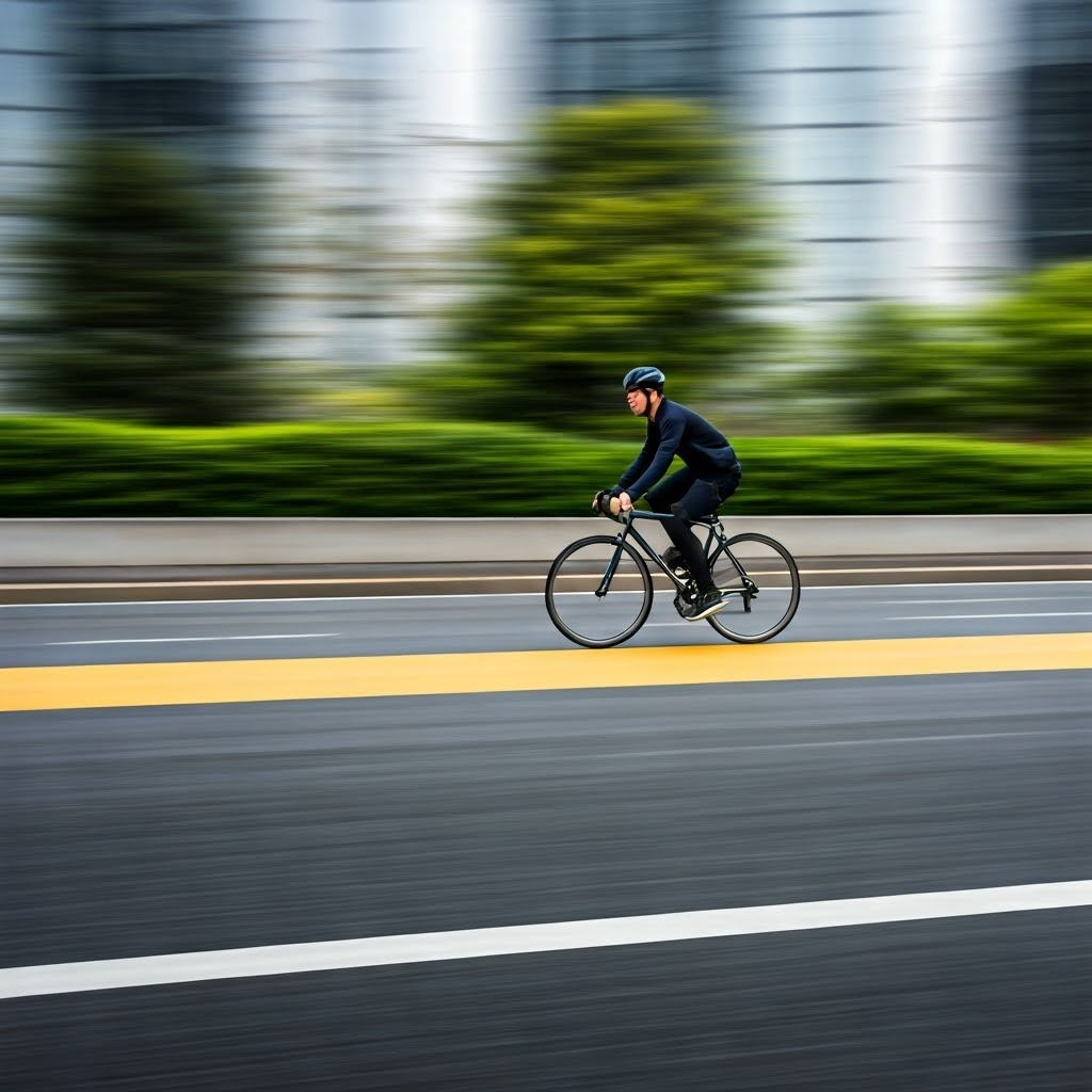 Runner cyclist and skater show increased effort needed to stop at high speed