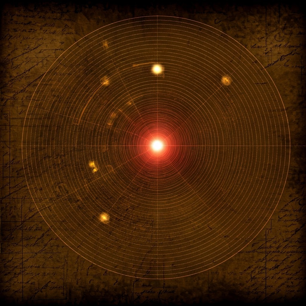 Vintage steampunk blueprint maps planetary paths with gears and notes, revealing the growing complexity of epicycles.