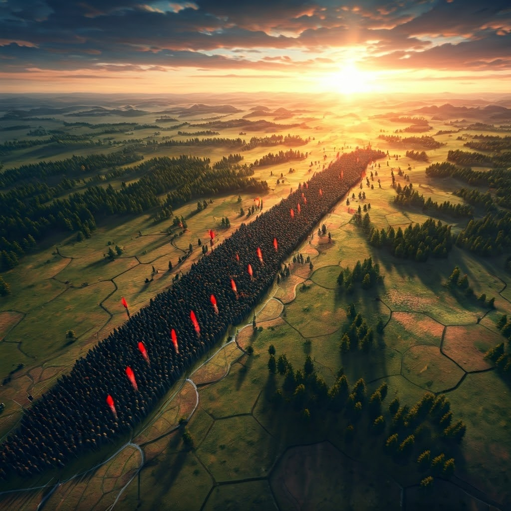 Strategic war map showing German invasion routes into Soviet Union at dawn